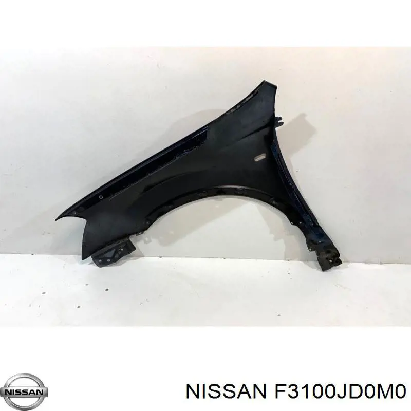 Переднее правое крыло на Nissan Qashqai +2 I J10