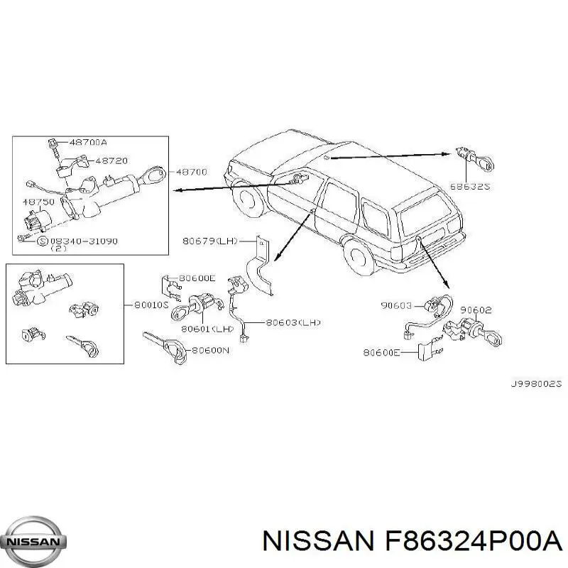 F86324P00A Nissan/Infiniti 