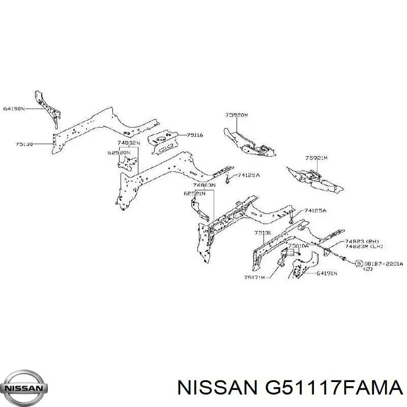  G51117FAMA Nissan