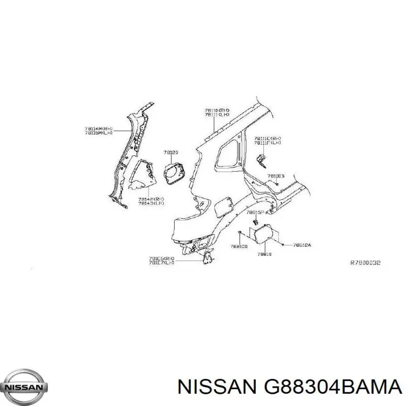  G88304BAMA Nissan