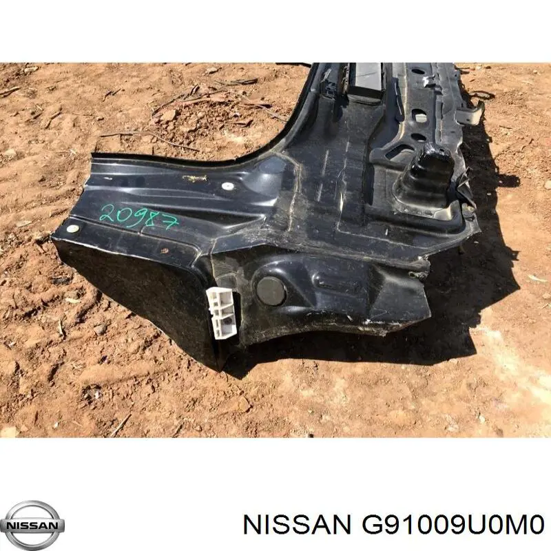 Панель багажного отсека задняя G91009U0M0 Nissan/Infiniti