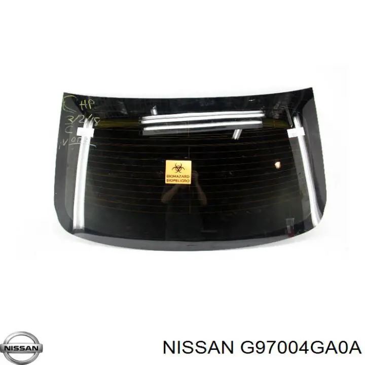 Купить G97004GA0A Nissan/Infiniti Стекло заднее