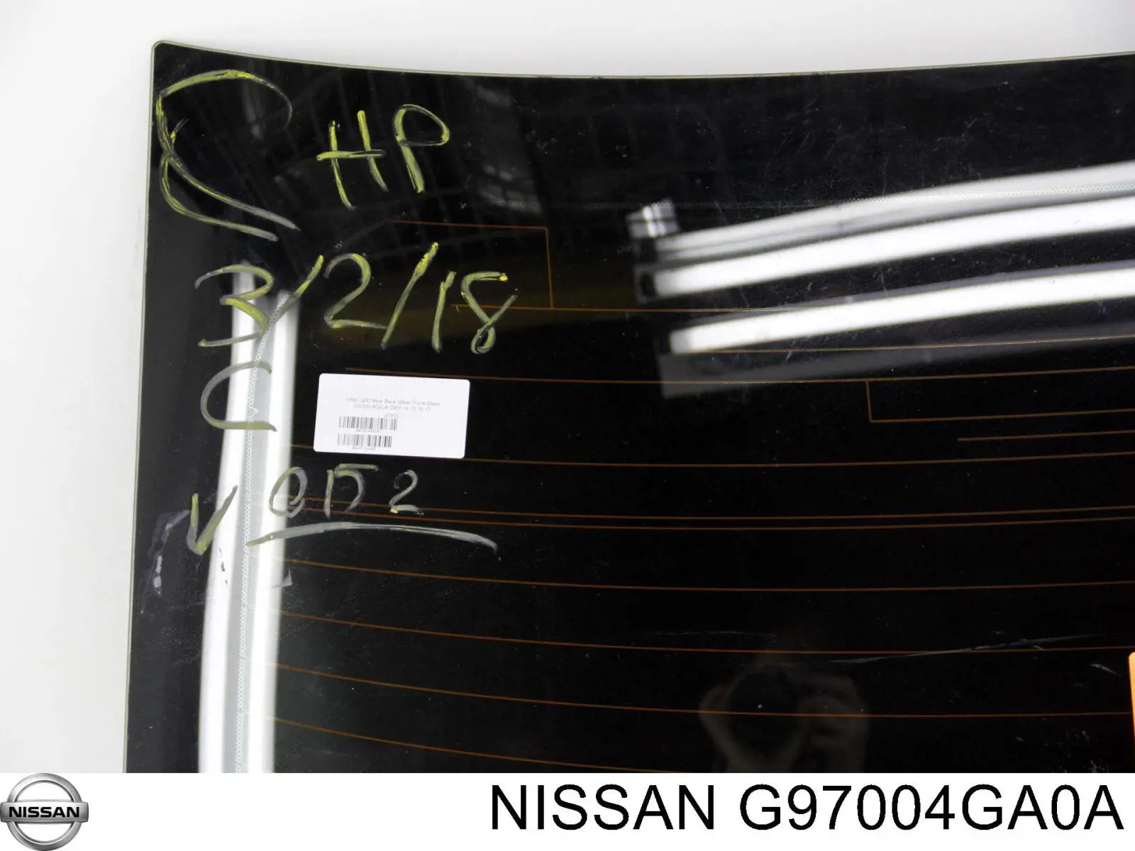 Заднее автостекло Nissan/Infiniti G97004GA0A цена, от 88.69 USD