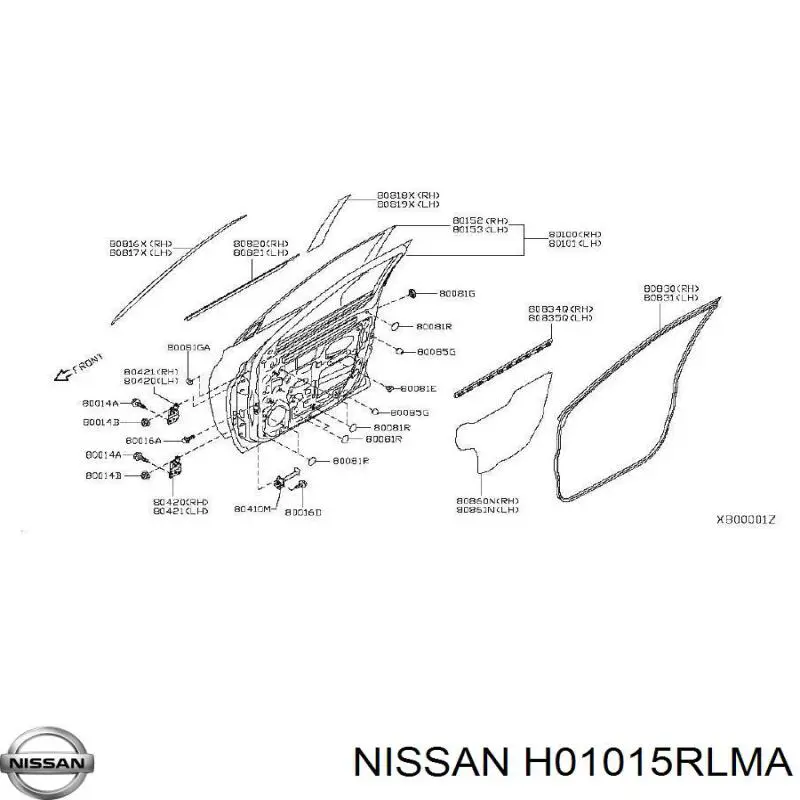  H01015RL0A Nissan