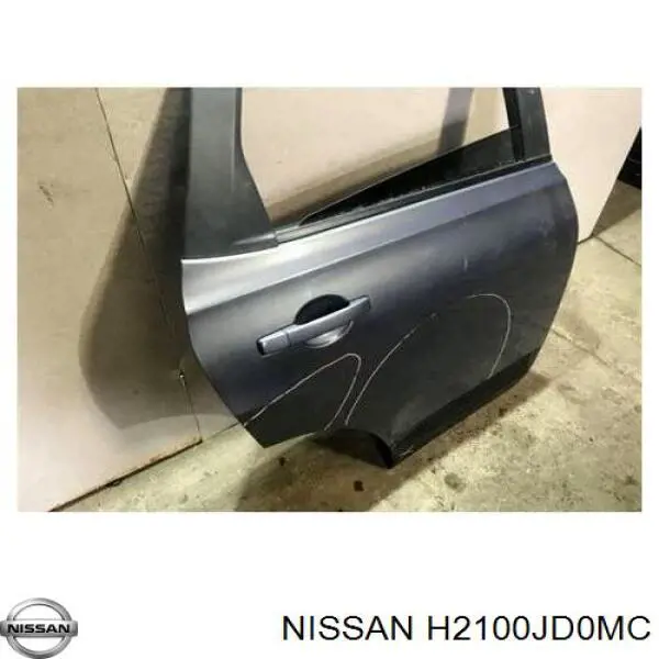 Дверь пассажирская задняя правая Nissan/Infiniti H2100JD0MC цена, от 63.49 USD