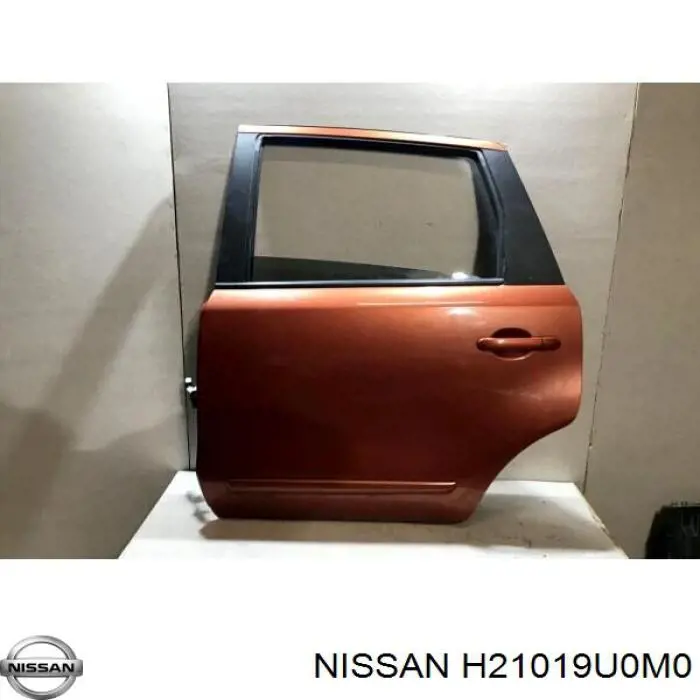 Porta traseira esquerda para Nissan Note (E11)
