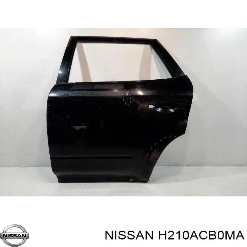 Porta traseira esquerda para Nissan Murano (Z50)