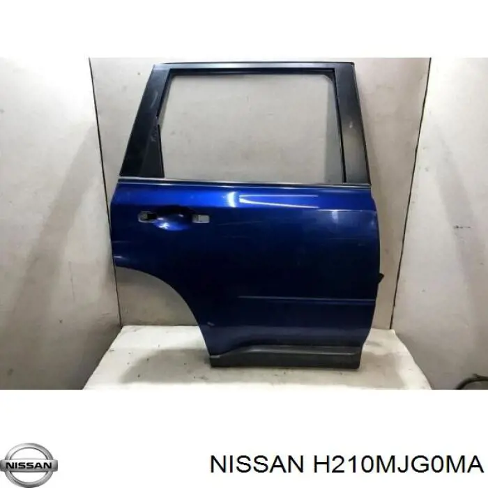 Porta traseira direita para Nissan X-Trail (T31)
