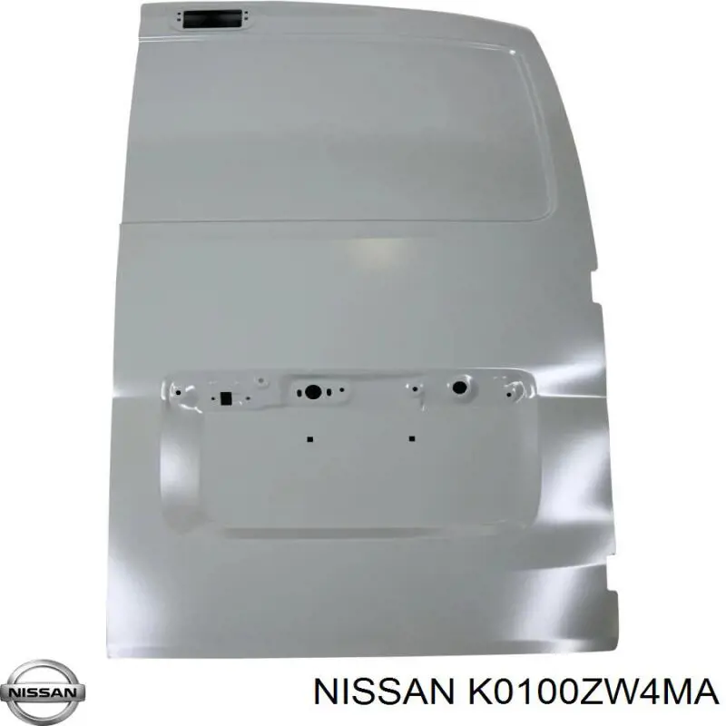 K0100ZW4MA Nissan porta traseira (3ª/5ª porta-malas (tampa de alcapão)