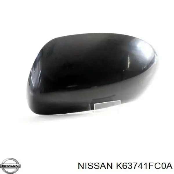 K63741FC0A Nissan накладка (крышка зеркала заднего вида левая)