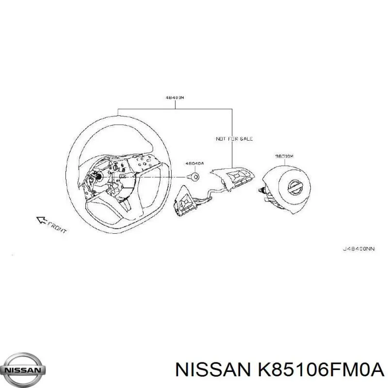 K85106FM0A Nissan