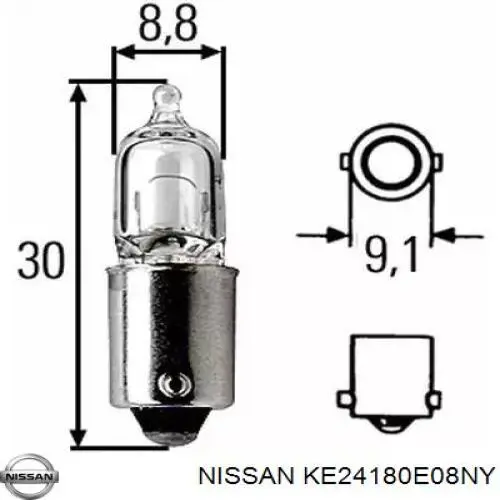 KE24180E08NY Nissan/Infiniti Аккумуляторная батарея
