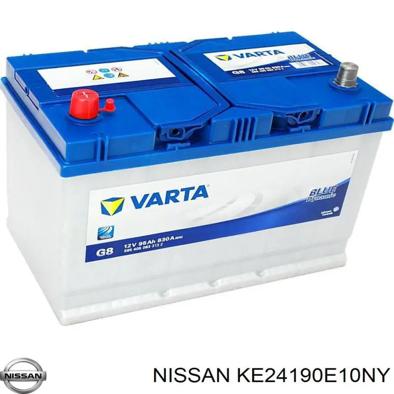 Купить Аккумулятор Nissan 100 А/ч (KE24190E10NY)