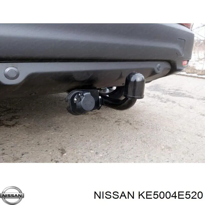 Фаркоп (шар) прицепного устройства на Nissan Qashqai II 