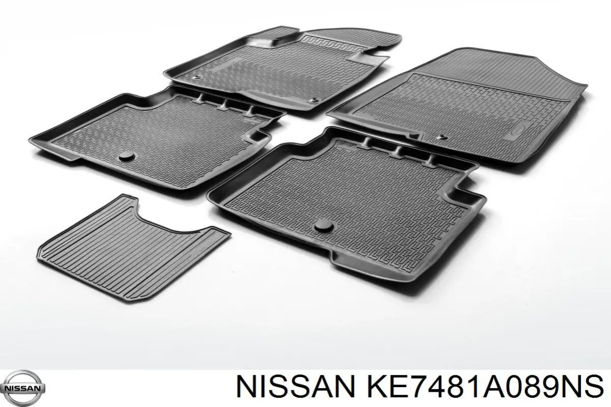 KE7481A089NS Nissan коврики передние + задние, комплект