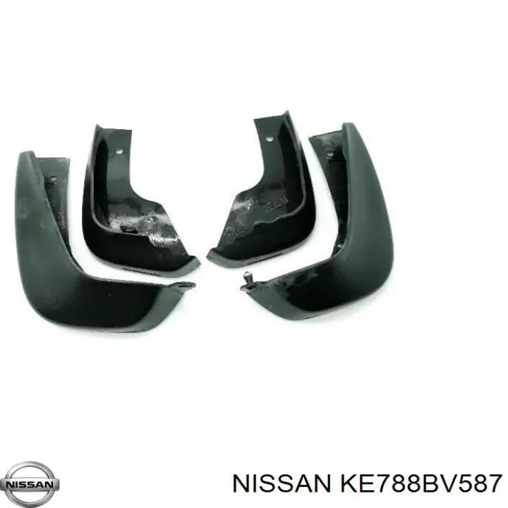 Protetores de lama traseiros, kit para Nissan JUKE (F15)