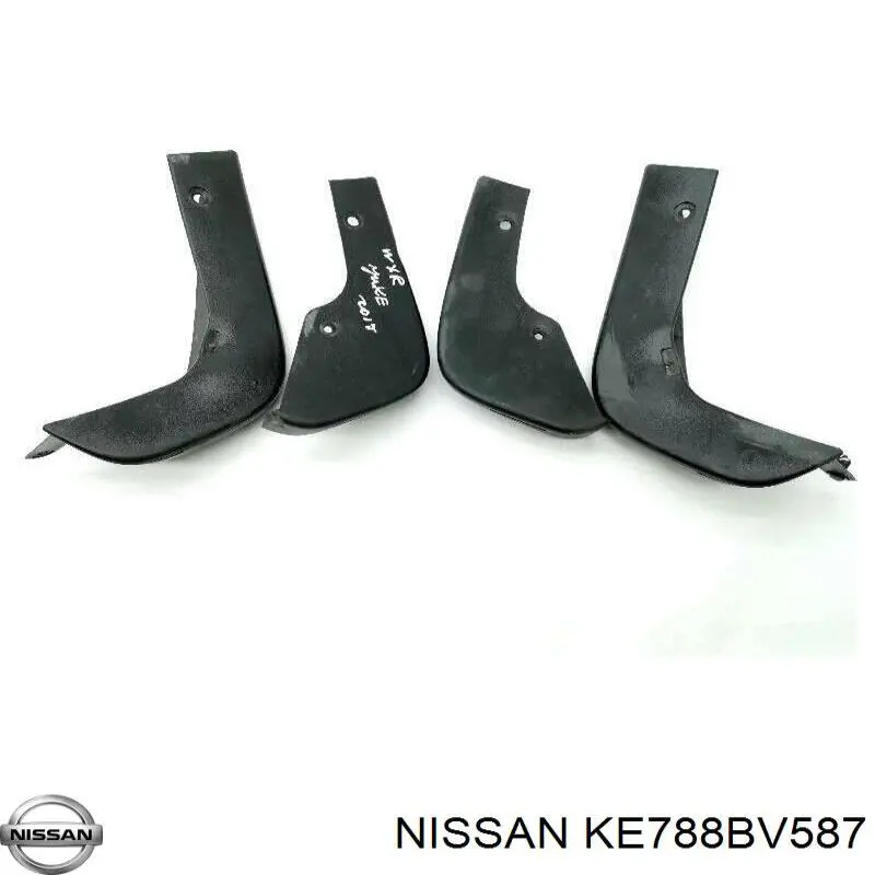 Брызговики задние, комплект Nissan/Infiniti KE788BV587 цена, от 17.78 USD