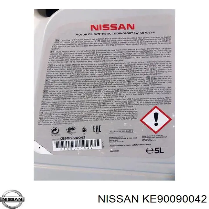 Масло моторное Nissan KE90090042