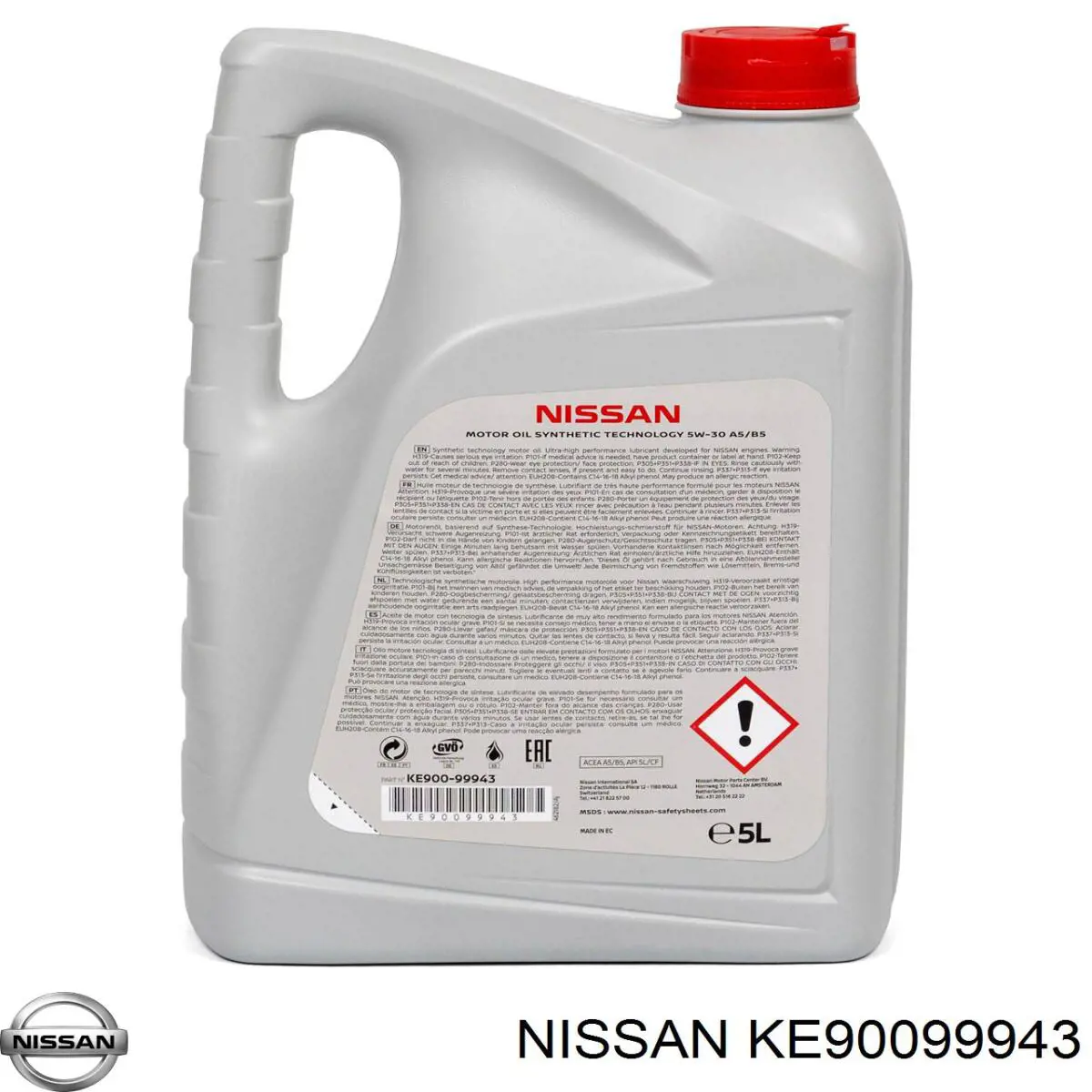 Масло автомобильное Nissan/Infiniti KE90099943 цена, от 49.60 USD