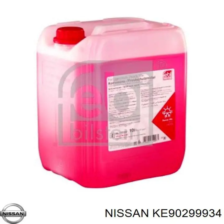 KE90299934 NISSAN Liquido refrigerante original y equivalente