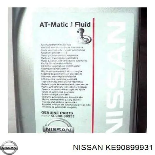 Трансмиссионное масло KE90899931 Nissan/Infiniti