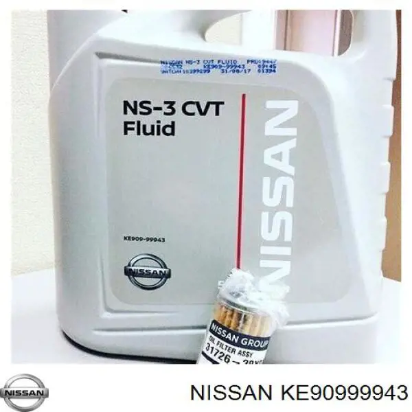 KE90999943 NISSAN Aceite caja de cambios original y equivalente