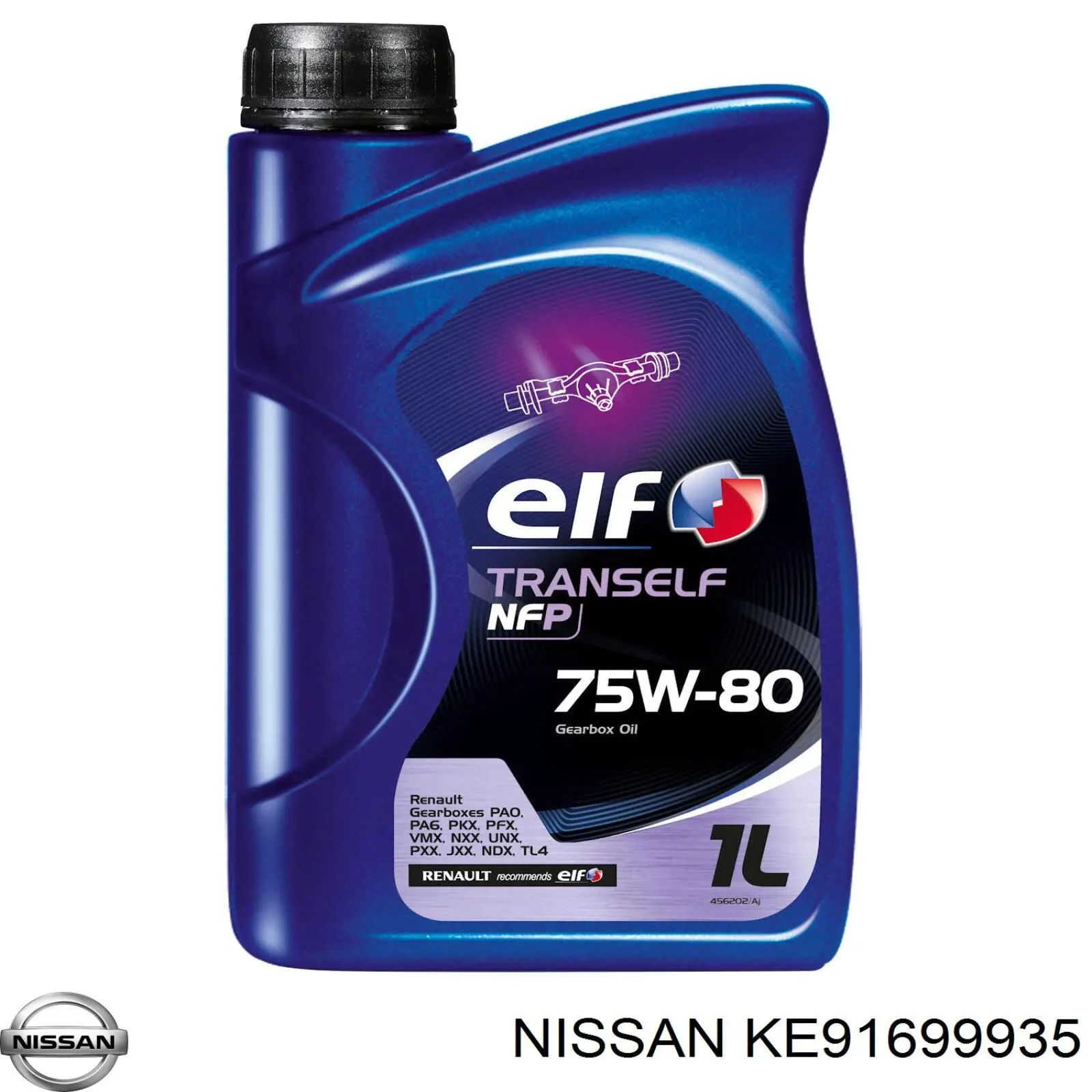 Масло трансмиссионное Nissan/Infiniti MT Gear OIl TL/JR Type 75W