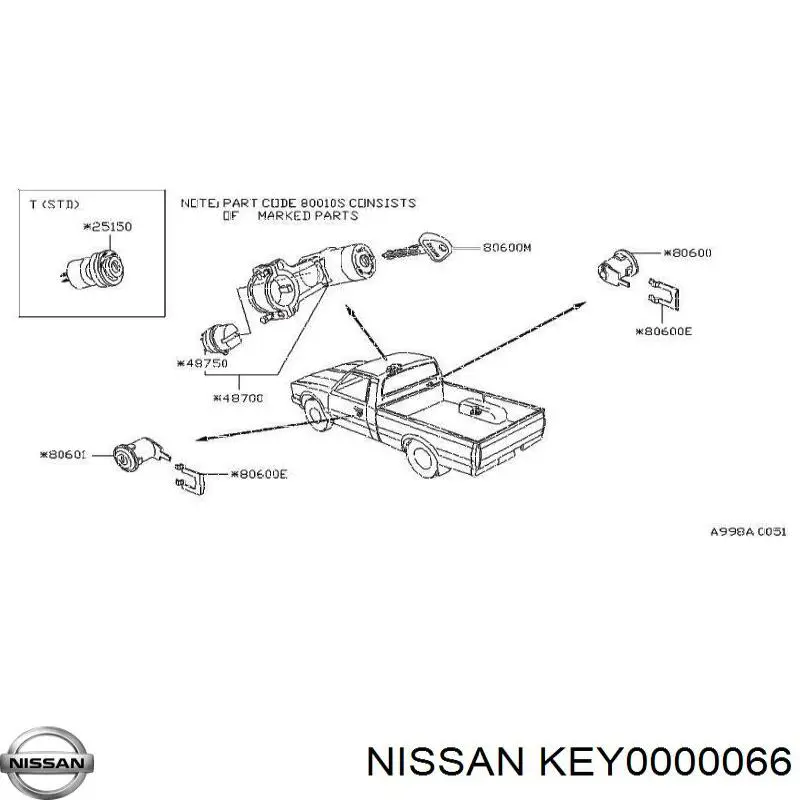  Nissan/Infiniti KEY0000066 цена, от 9.88 USD