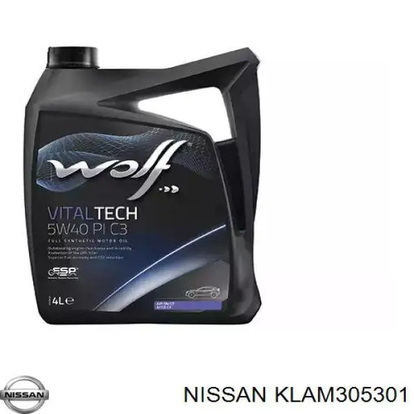 Моторное масло Nissan Strong Save-X 5W-30 Полусинтетическое 1л (KLAM305301)