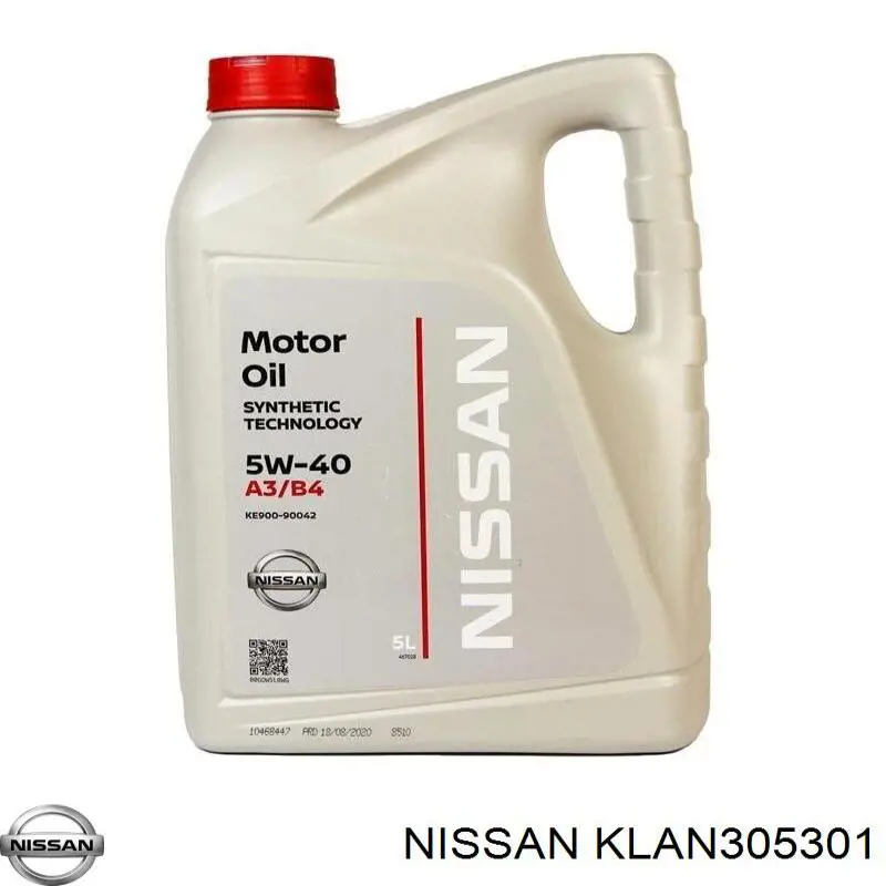  Трансмиссионное масло Nissan Strong Save-X 5W-30 SN 1 л (KLAN305301)