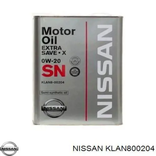 Моторное масло Nissan (KLAN800204)