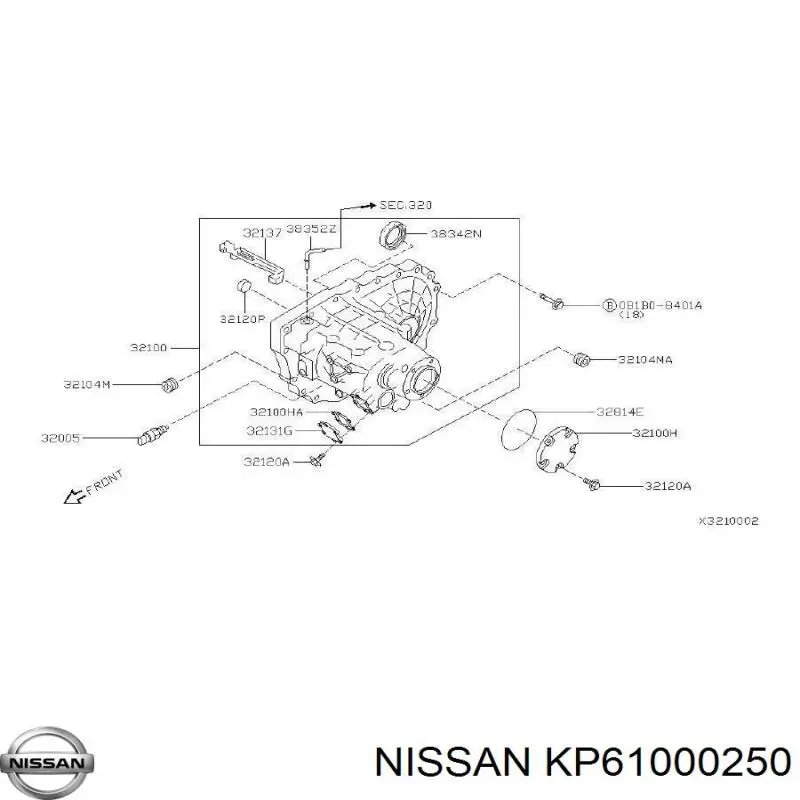 Купить KP61000250 Nissan/Infiniti 
