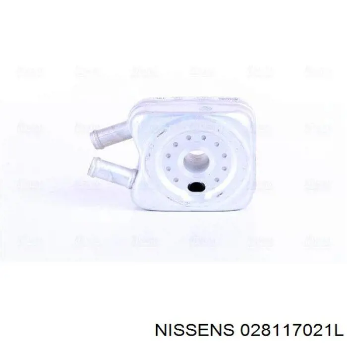 028117021L Nissens радиатор масляный (холодильник, под фильтром)