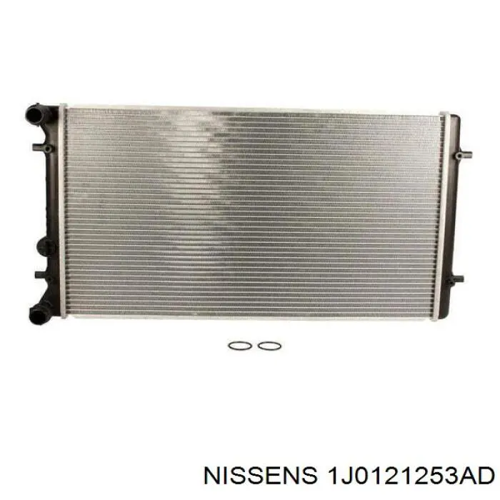 1J0121253AD Nissens радиатор