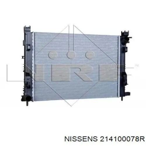 Купить 214100078R Nissens Радиатор водяной