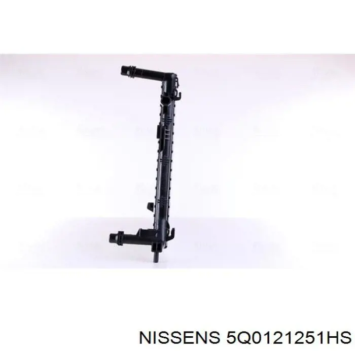 Радиатор охлаждения двигателя дополнительный NISSENS 5Q0121251HS