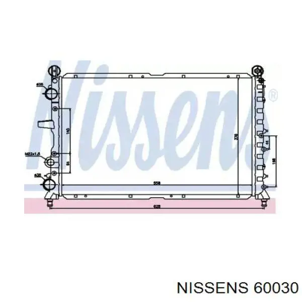 Радиатор 60030 Nissens