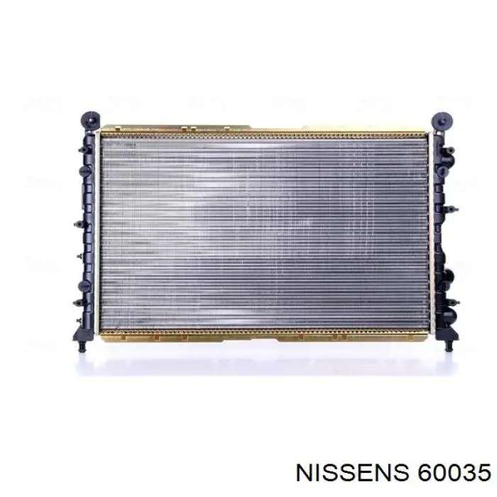 Radiador refrigeración del motor 60035 Nissens