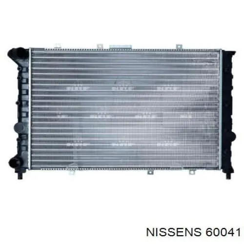 Radiador refrigeración del motor 60041 Nissens