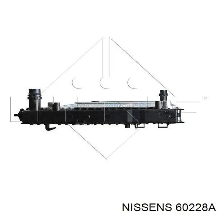 Купить 60228A Nissens Радиатор водяной