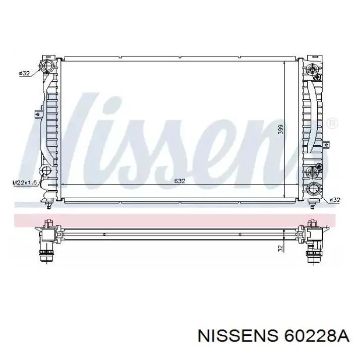 60228A Nissens радиатор