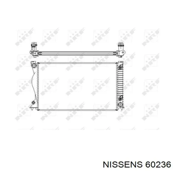 Радиатор 60236 Nissens