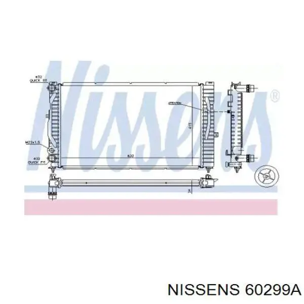 60299A Nissens радиатор