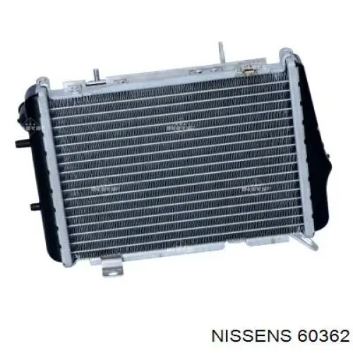 60362 Nissens radiador direito de esfriamento de motor