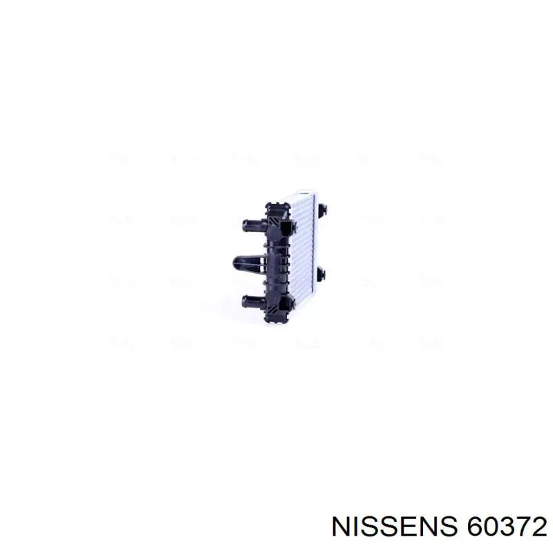 60372 Nissens radiador de esfriamento de motor adicional