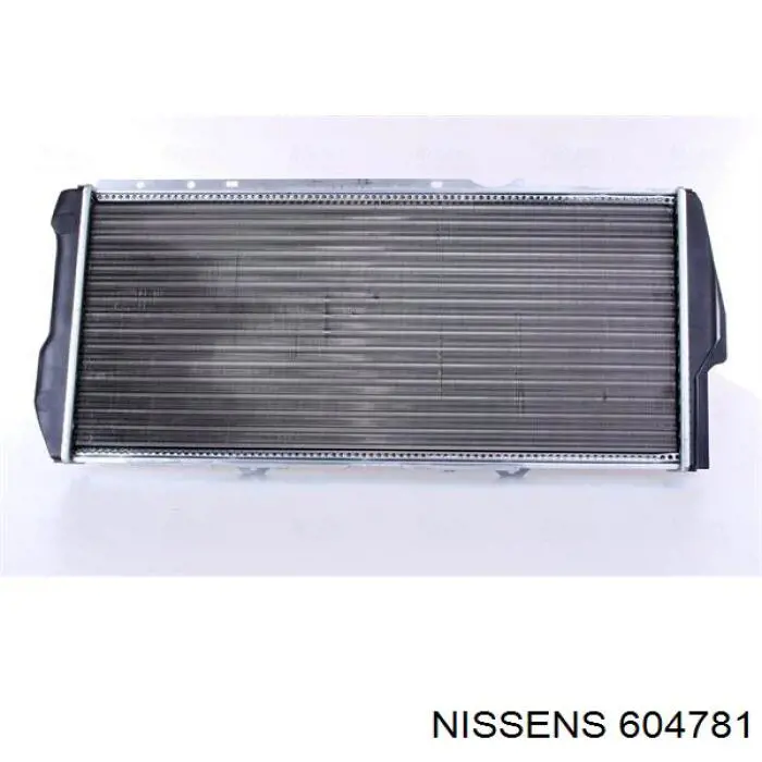 Radiador refrigeración del motor 604781 Nissens
