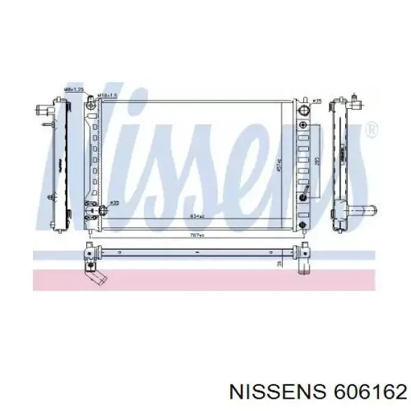 214601MC0A Nissan/Infiniti Радиатор основной