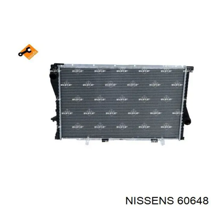 Купить 60648 Nissens Радиатор водяной