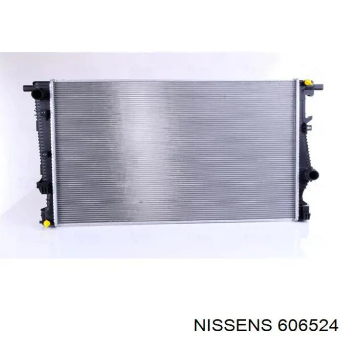 606524 Nissens radiador de esfriamento de motor