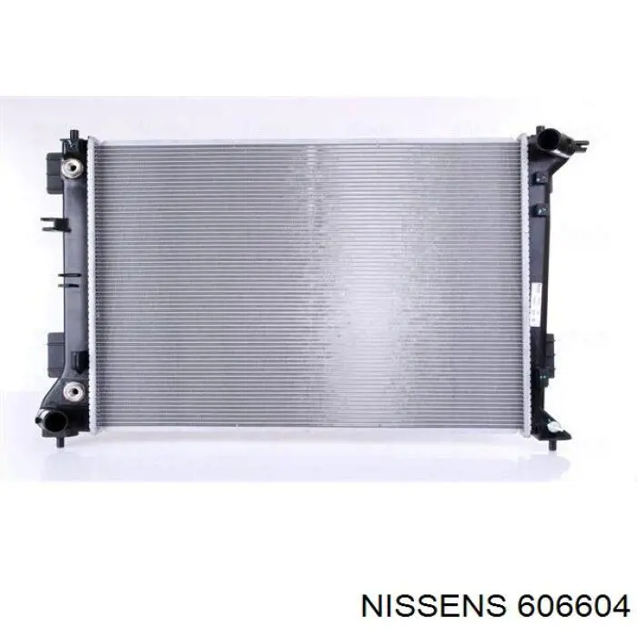 606604 Nissens radiador de esfriamento de motor